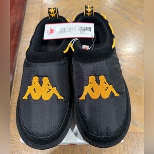 Kappa Black and Yellow Authentic Mule 3 Unisex